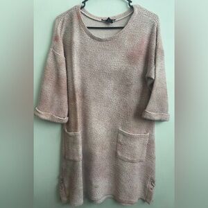 Robert Louis Pink Knit Midi Dress